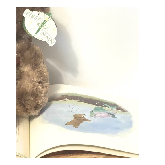 TELL ME THE DAY BACKWARDS - Albert Lamb / 2011 Hardcover Book & Plush Bear Toy - Picture 6 of 10